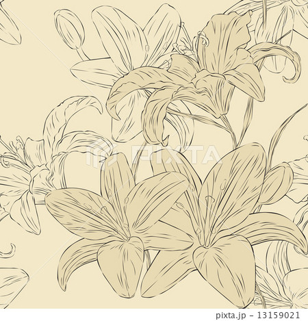 Seamless floral background 13159021