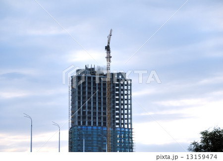 Construction of office building 13159474