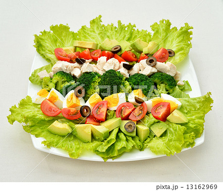 コブサラダ（ドレッシングなし） 13162969