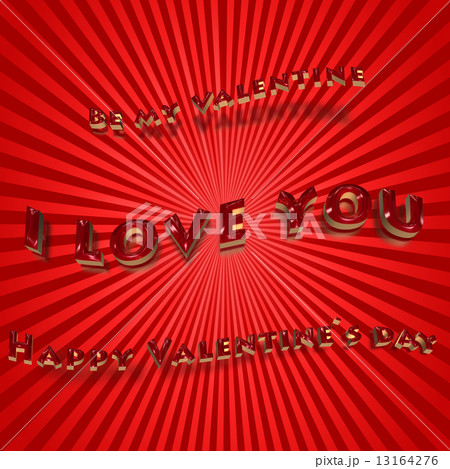 Three-dimensional inscription Happy Valentines Day Three-dimensional inscription Happy Valentines Day 13164276