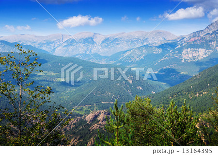 mountain from high point. Pyrenees 13164395