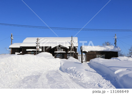 雪の明日萌駅。 雪の明日萌駅。 13166649