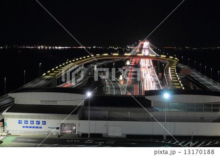 海ほたるＰＡから見た夜景 13170188