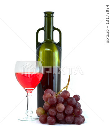 Bright still life with wine 13172934