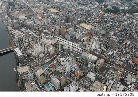 JR松江駅を空撮 JR松江駅を空撮 13175809