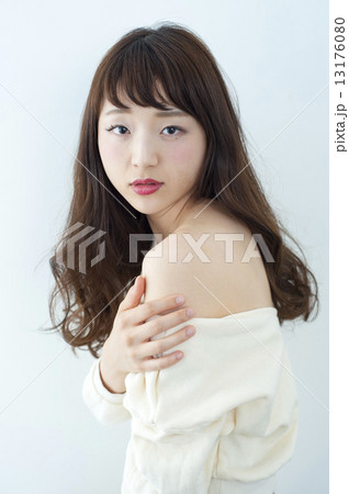 色っぽい女性の写真素材