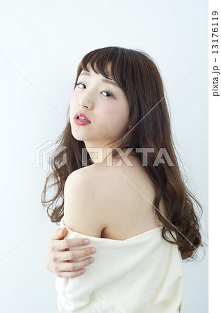 色っぽい女性の写真素材