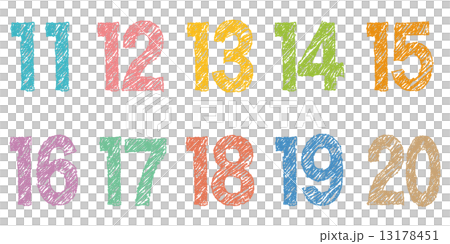 クレヨンタッチの数字 クレヨンタッチの数字 13178451