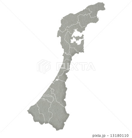 石川県地図 13180110