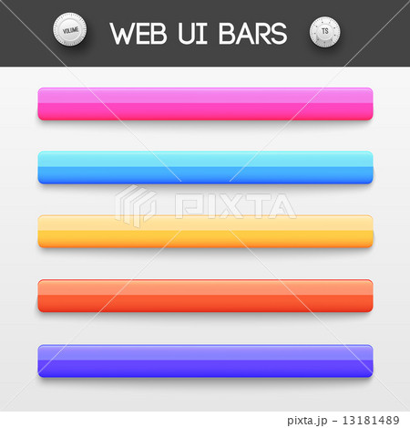 web interface ui elements. Vector illustration 13181489