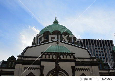 神田の「ニコライ堂(東京復活大聖堂)」(東京都千代田区神田) 神田の「ニコライ堂(東京復活大聖堂)」(東京都千代田区神田) 13182505