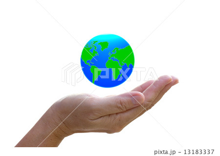 abstract globe in the hand, protect our world, save the earth abstract globe in the hand, protect our world, save the earth 13183337