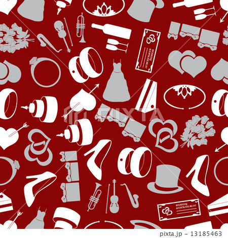 wedding red seamless pattern eps10 wedding red seamless pattern eps10 13185463