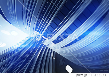 Ultra Modern Futuristic Data Center Illustration 3D artwork Ultra Modern Futuristic Data Center Illustration 3D artwork 13186034