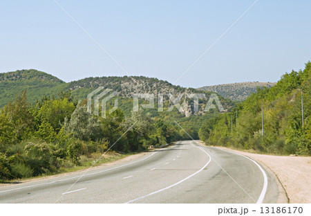 Highway in Crimea 13186170