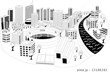 Modern city metropolis 13186282