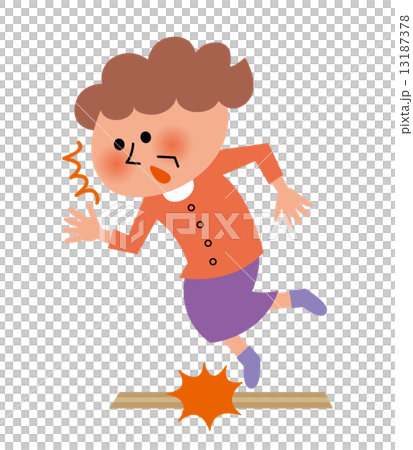 絆倒一步的老婦 13187378