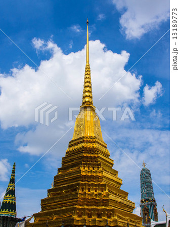 Pagoda on blue sky Pagoda on blue sky 13189773