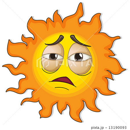 A sun with a face 13190093