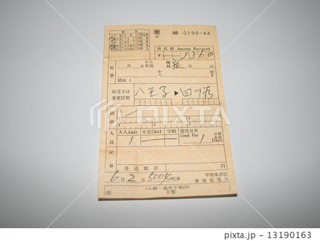 着駅や経路などを変更する連絡区間変更切符(乗車券類を使用開始後) 13190163