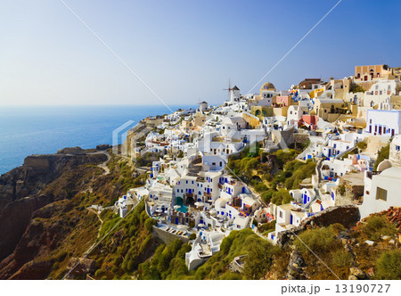 Village Oia at Santorini, Greece Village Oia at Santorini, Greece 13190727