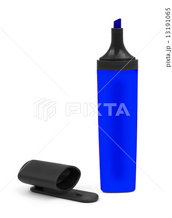 Blue marker and cap 13191065