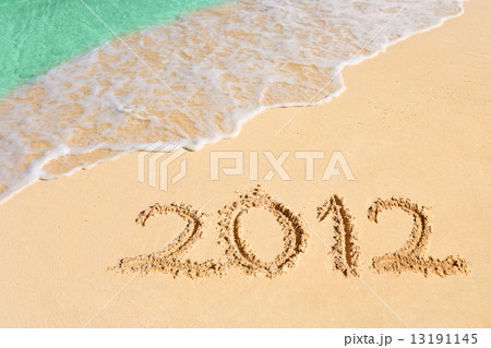 Numbers 2012 on beach Numbers 2012 on beach 13191145