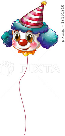 A clown balloon with a hat 13191810