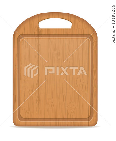 wooden cutting board vector illustration 13193266