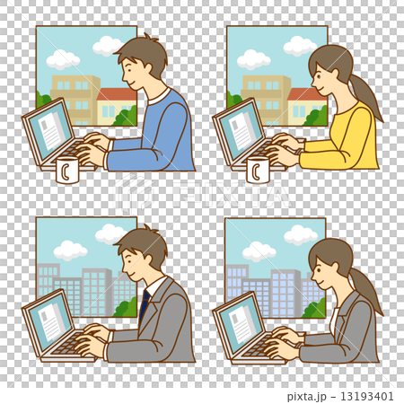 攜帶電腦的人 13193401
