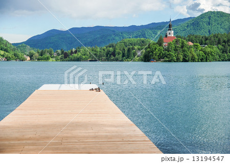 Panoramic view of  lake 13194547