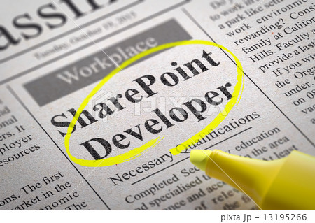 Share Point Developer Vacancy in Newspaper. Share Point Developer Vacancy in Newspaper. 13195266