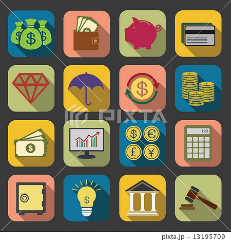flat Finance icon 13195709