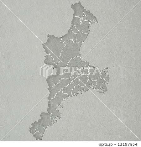 三重県地図 13197854