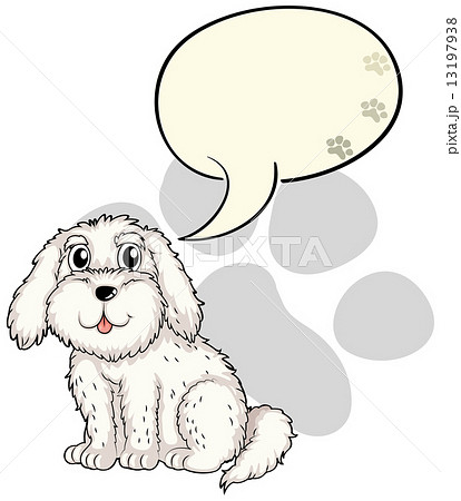 A cute puppy with an empty callout A cute puppy with an empty callout 13197938