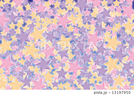 背景素材壁紙 スター 星 流れ星 のイラスト素材 13197950 Pixta