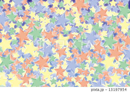 背景素材壁紙 スター 星 流れ星 のイラスト素材 13197954 Pixta