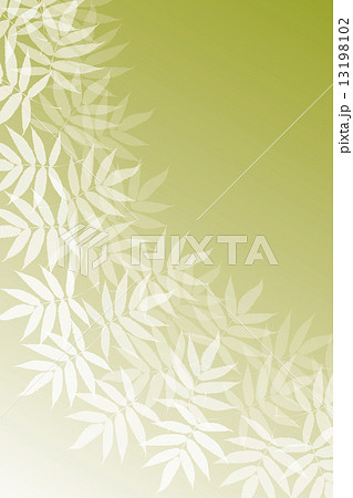 背景素材壁紙 日本風 和風 京都 江戸 葉の模様 樹木 若葉 夏 季節 葉 春 のイラスト素材