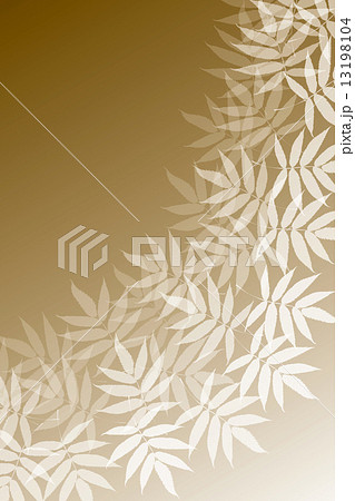 背景素材壁紙 日本風 和風 京都 江戸 葉の模様 樹木 若葉 夏 季節 葉 秋 のイラスト素材