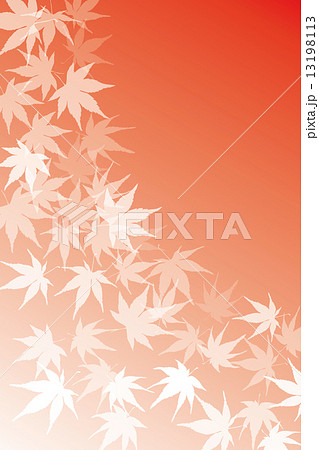 背景素材壁紙 日本風 和風 京都 江戸 葉の模様 枯れ葉 落葉 晩秋 秋 葉