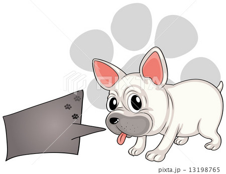 A dog with a rectangular callout A dog with a rectangular callout 13198765