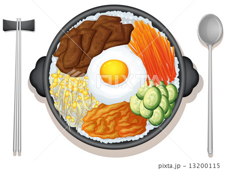 Korean Foodのイラスト素材