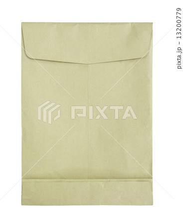 Brown Envelope document on white background Brown Envelope document on white background 13200779