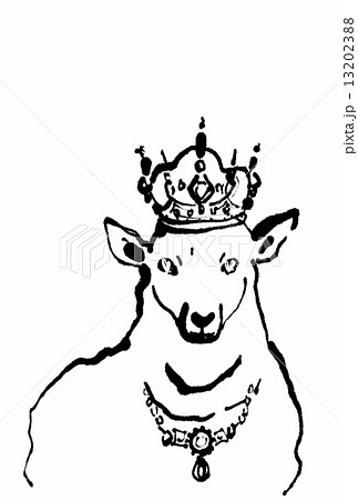 羊の王様のイラスト素材 1323