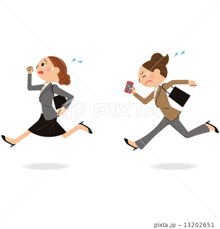 走る、ビジネスウーマン 13202651