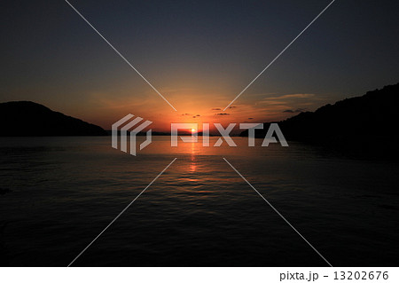 宇和海　夕日 13202676