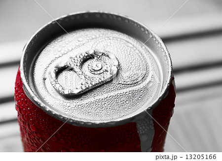 Water drop on soda cans 13205166