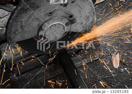 Machines for metal cutting with sparks light Machines for metal cutting with sparks light 13205193