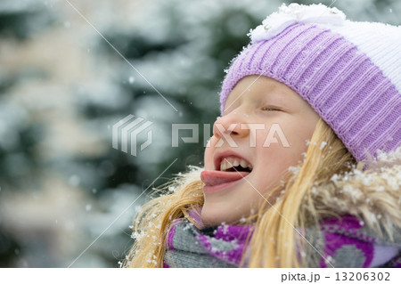 catching a snowflakes 13206302
