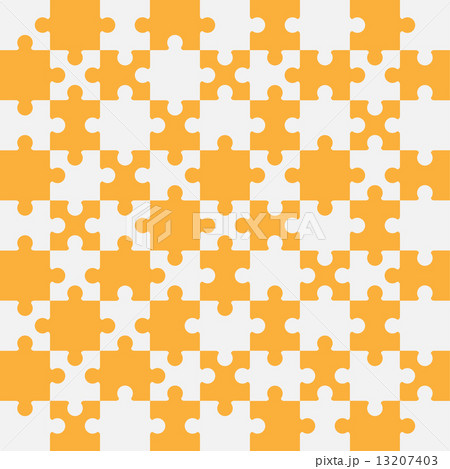 Jigsaw puzzle blank template.vector 13207403
